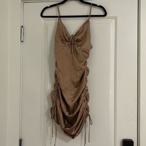 Morning Mist light brown dress